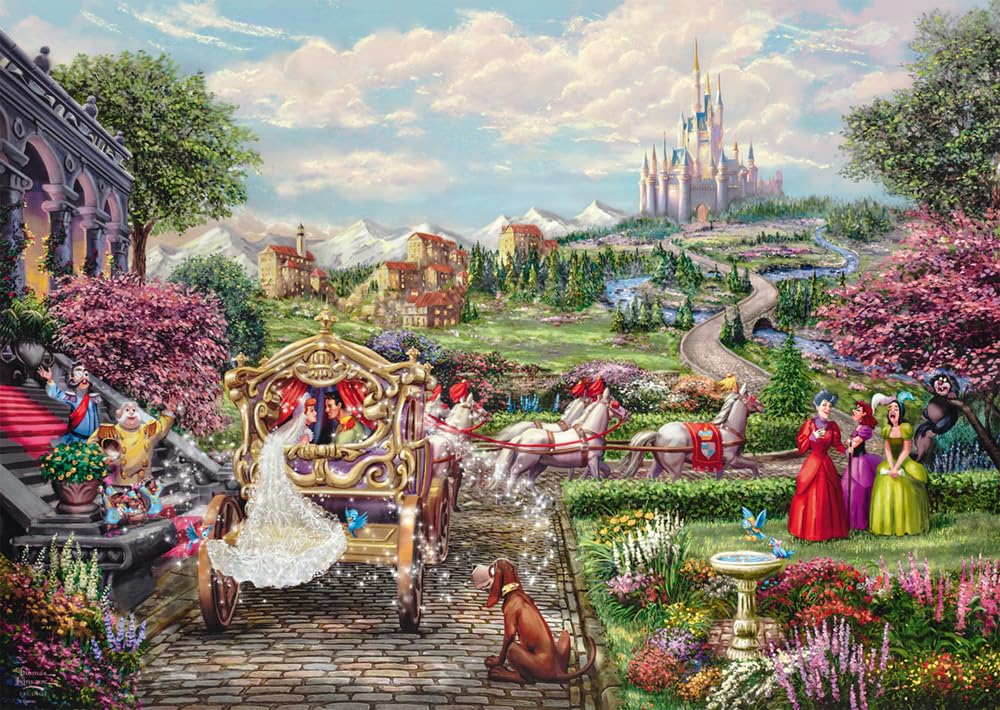 schmidt-spiele-thomas-kinkade-cinderella-puzzle-1000-teile-matt image 1
