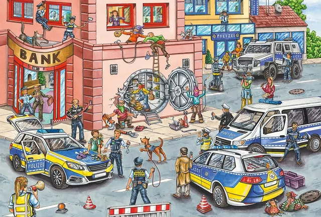 schmidt-thomas-kinkade-polizeieinsatz-puzzle-100-teile-ab-6-j image 1