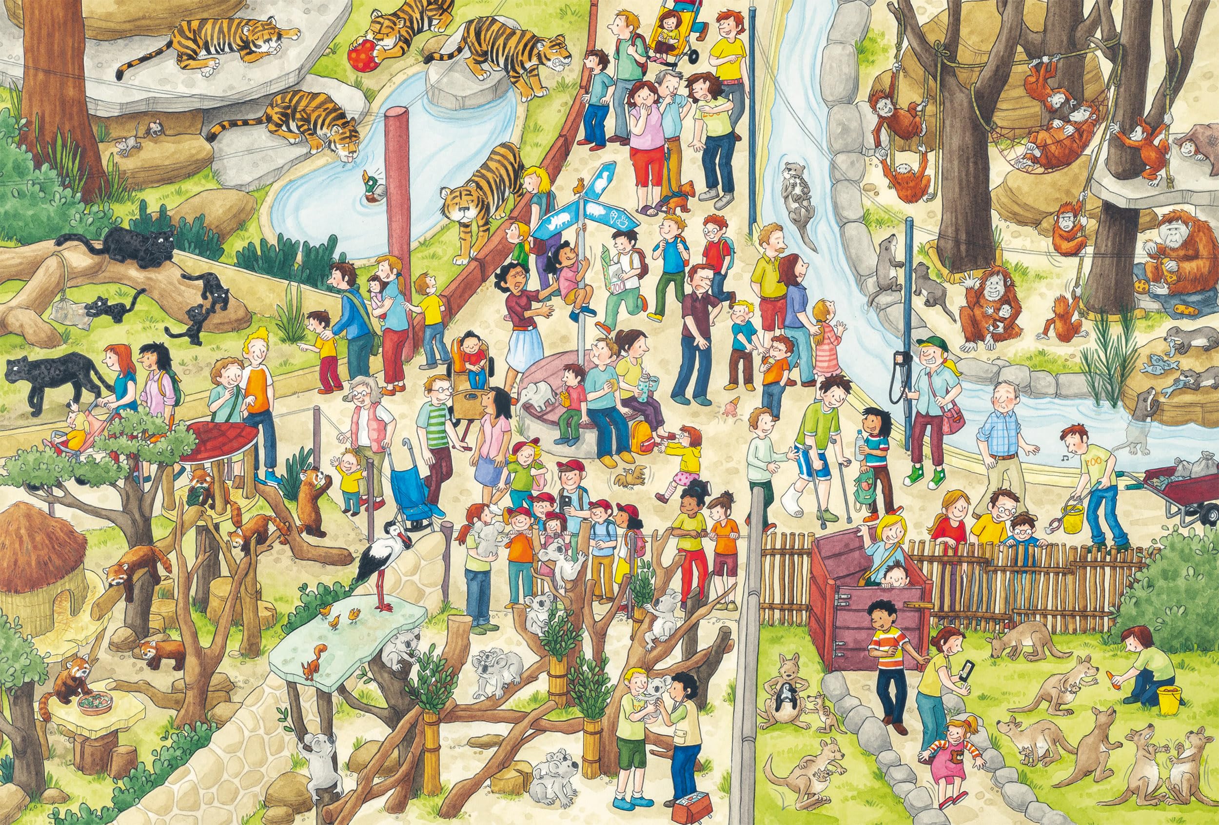 schmidt-spiele-spa-im-zoo-kinderpuzzle-3x48-teile image 4