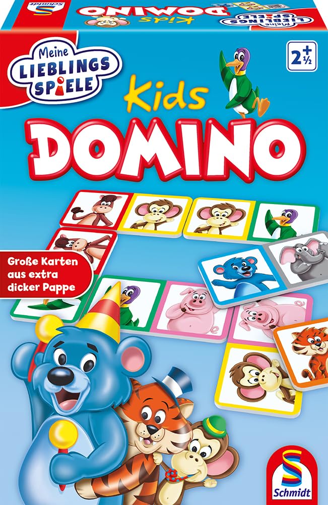 schmidt-40539-classic-line-domino-kids-legespiel-tiere image 1