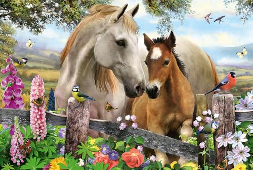 schmidt-thomas-kinkade-stute-und-fohlen-puzzle-150-teile image 7