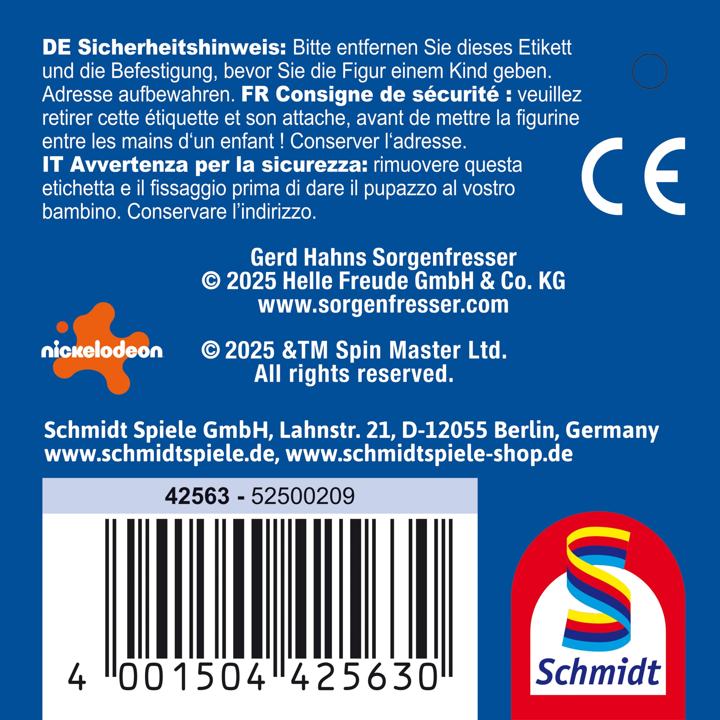 schmidt-spiele-sorgenfresser-chase-pl-schfigur-28-cm-kuscheltier image 2