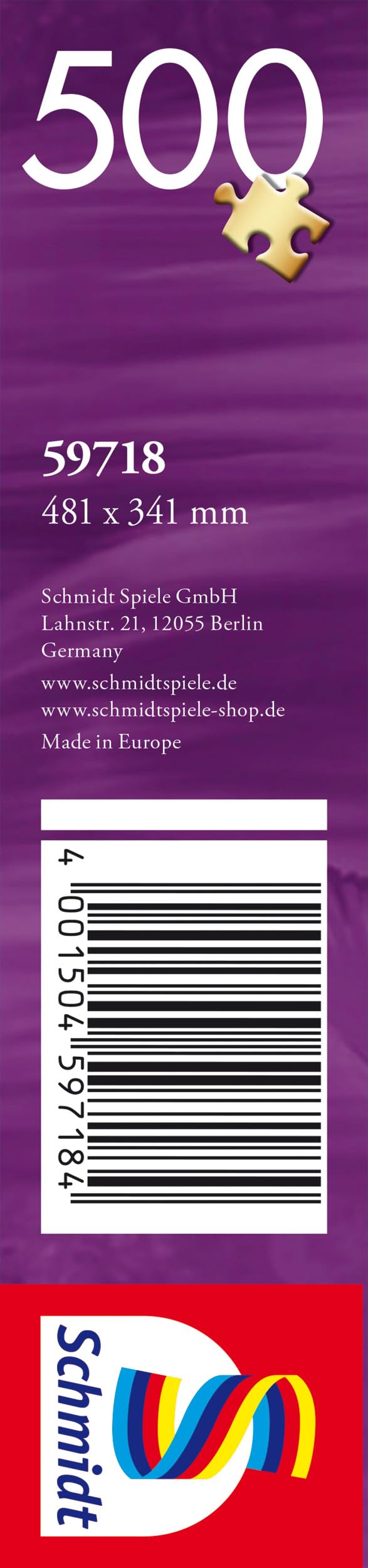 schmidt-spiele-thomas-kinkade-traumreise-einhorn-puzzle-500-teile-pastell image 2