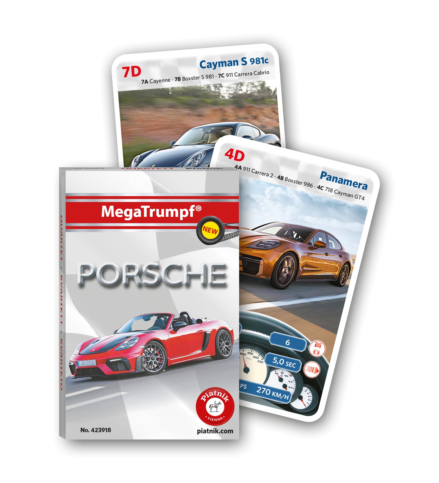 piatnik-megatrumpf-porsche-quartett-kartenspiel-2-4-spieler image 2