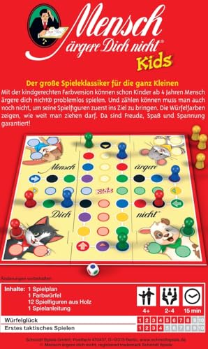 schmidt-spiele-mensch-rgere-dich-nicht-kids-metalldose image 8