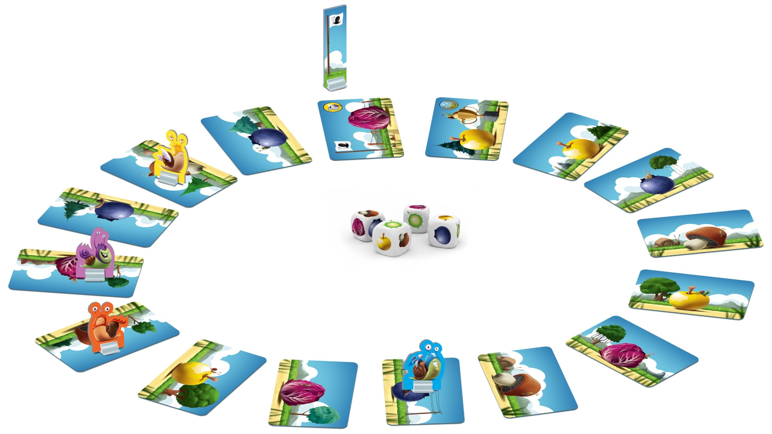 piatnik-dkt-675492-super-snails-brettspiel-schnecken-familienspiel image 2