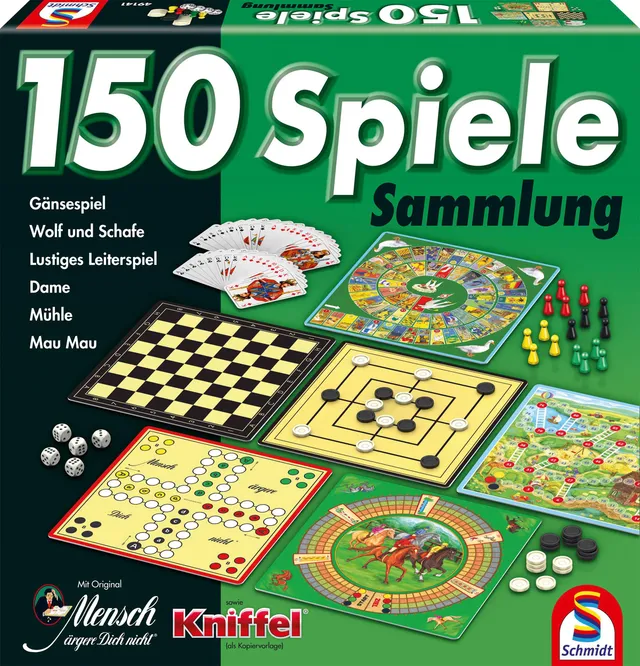 schmidt-spiele-classic-line-spielesammlung-150-spiele-ab-6-jahre image 1
