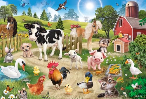schmidt-spiele-animal-club-bauernhoftiere-kinderpuzzle-60-teile image 6