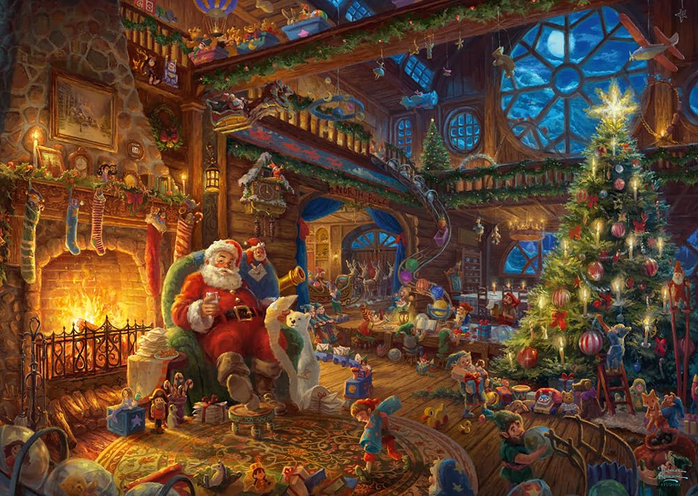 schmidt-spiele-thomas-kinkade-59494-puzzle-1000-teile-weihnachten image 1
