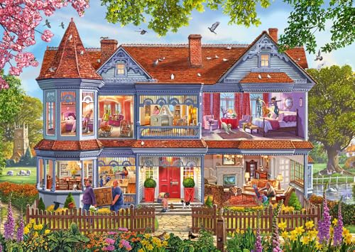 schmidt-spiele-thomas-kinkade-haus-im-fr-hling-puzzle-1000-teile image 5