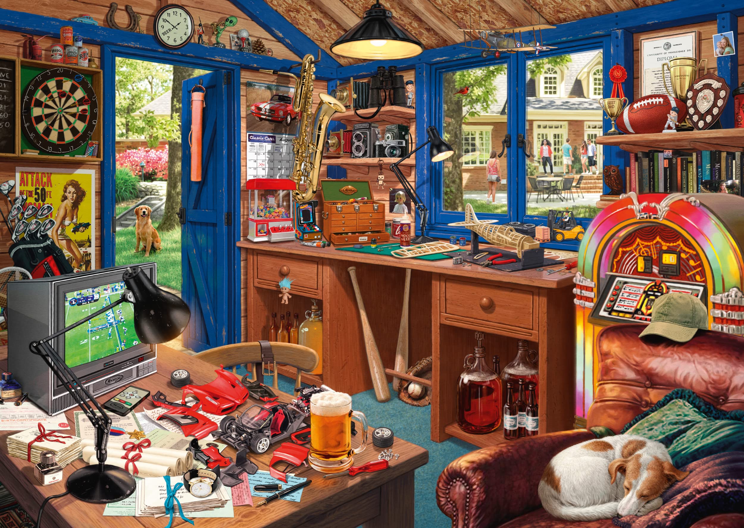 schmidt-my-artnoble-secret-puzzle-vaters-werkstatt-1000-teile image 4