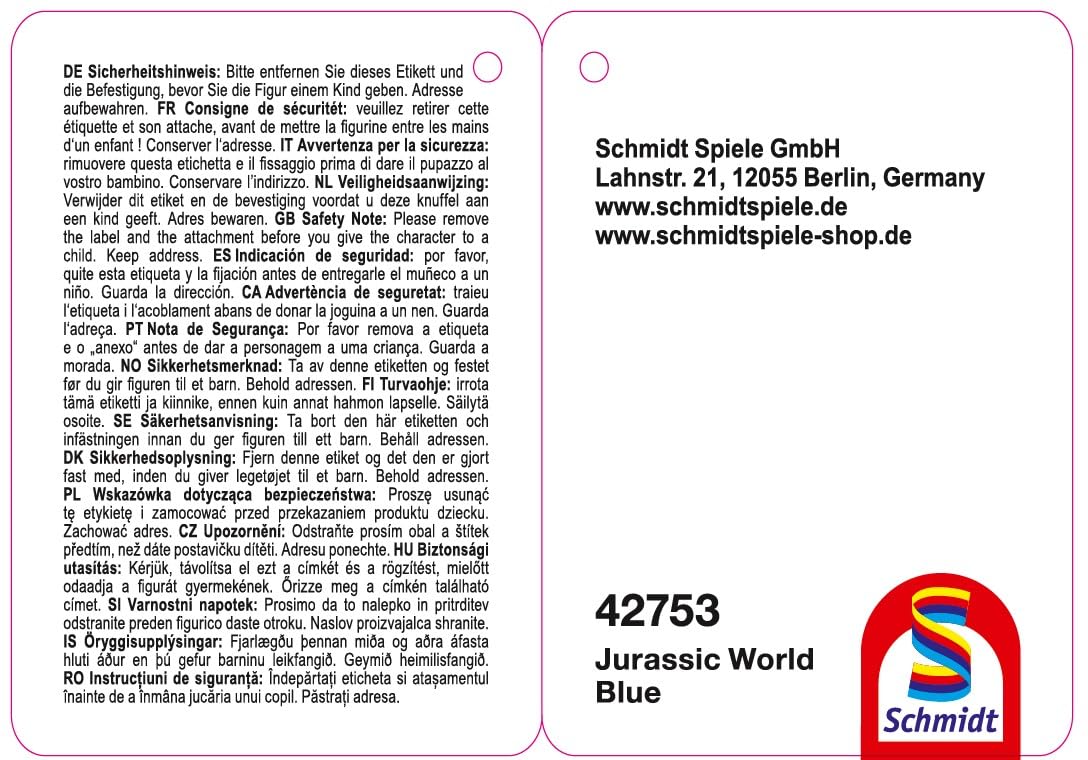 schmidt-spiele-sorgenfresser-dinosaurier-blue-42753-pl-sch-30-cm image 2