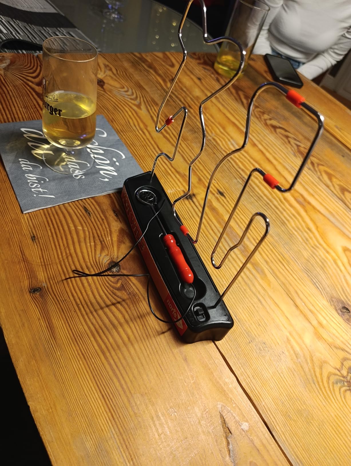 Stabile Hand nötig