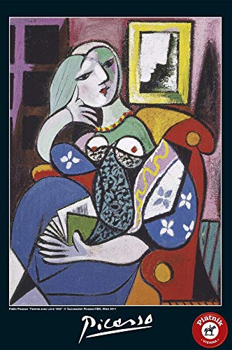 piatnik-frau-mit-buch-picasso-puzzle-1000-teile-kunst image 5