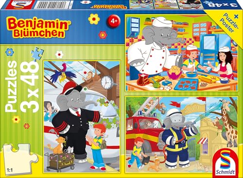 schmidt-spiele-benjamin-bl-mchen-56209-kinderpuzzle-3x48-ab-4-j image 7