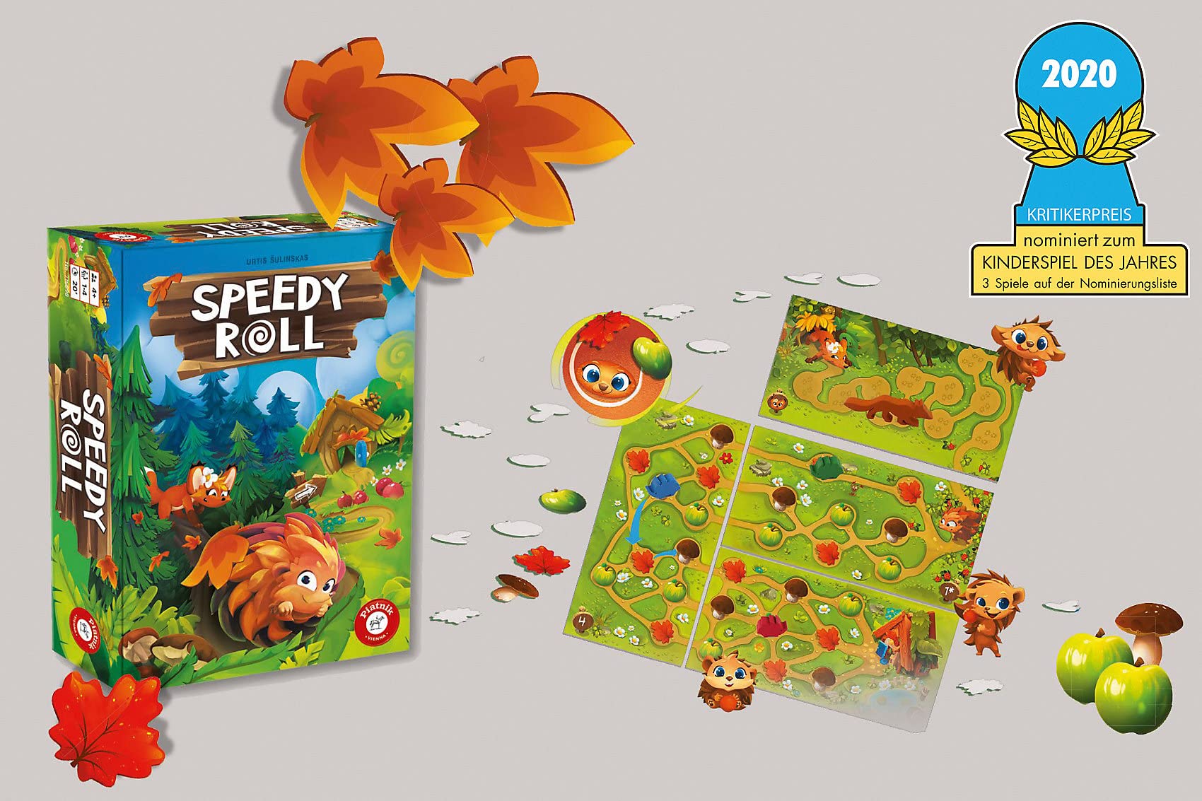 piatnik-speedy-roll-7168-kinderspiel-igel-rennen image 4
