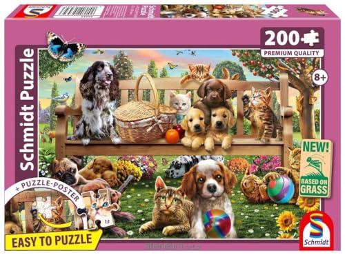 schmidt-spiele-56534-gartenpicknick-kinderpuzzle-200-teile image 2