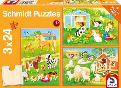 schmidt-thomas-kinkade-niedliche-haustiere-kinderpuzzle-3x24 image 8