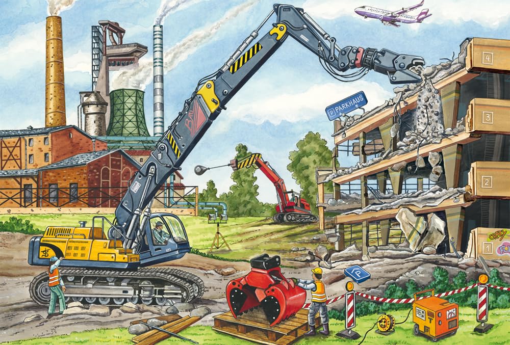 schmidt-spiele-56520-baustellenfahrzeuge-puzzle-3x48-teile-ab-4 image 6