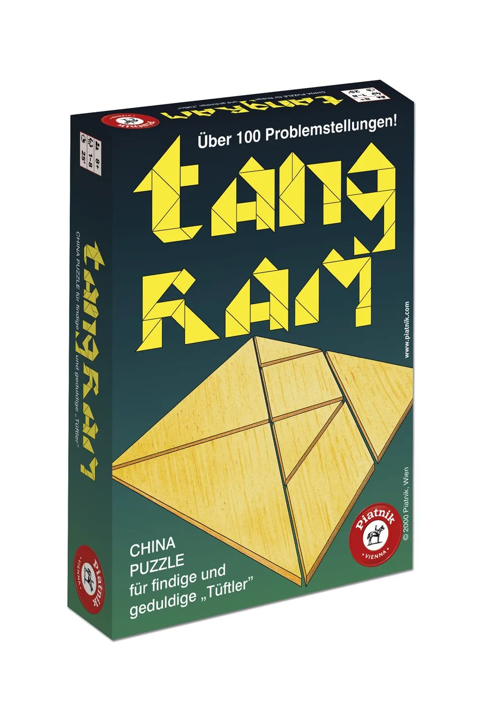 piatnik-6030-tangram-holz-legespiel-7-teile-mit-100-aufgaben image 1