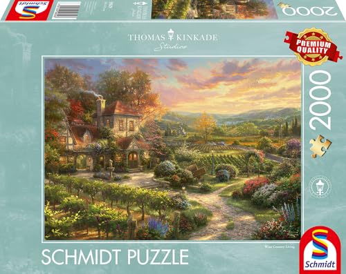 schmidt-thomas-kinkade-59629-in-den-weinbergen-puzzle-2000-teile image 8