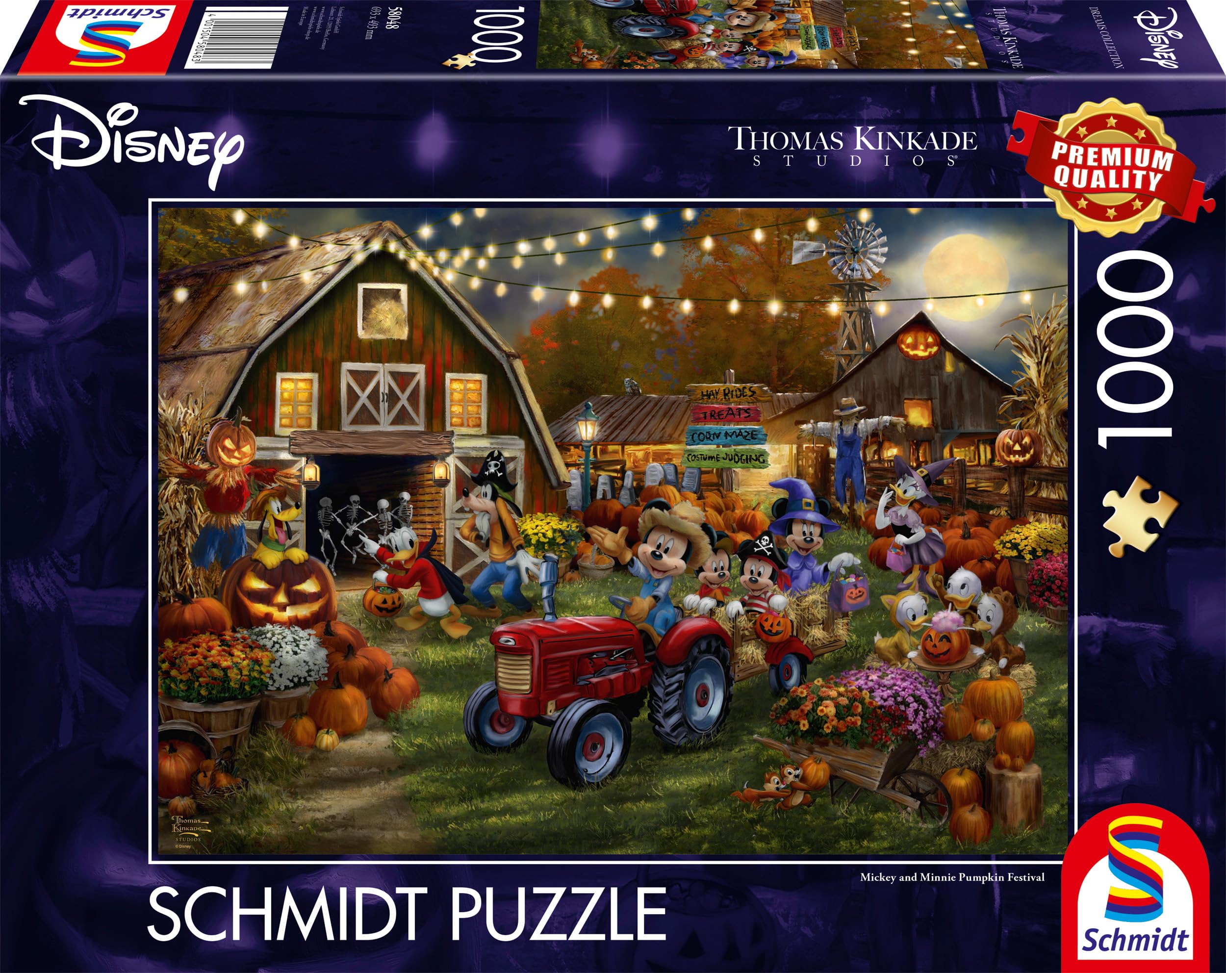 schmidt-thomas-kinkade-disney-mickey-minnie-puzzle-1000-teile-2 image 4