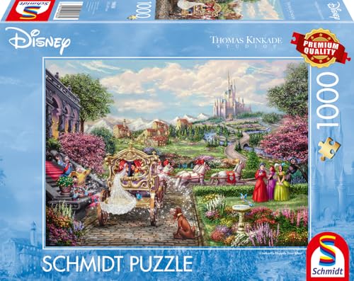 schmidt-spiele-thomas-kinkade-cinderella-puzzle-1000-teile-matt image 8