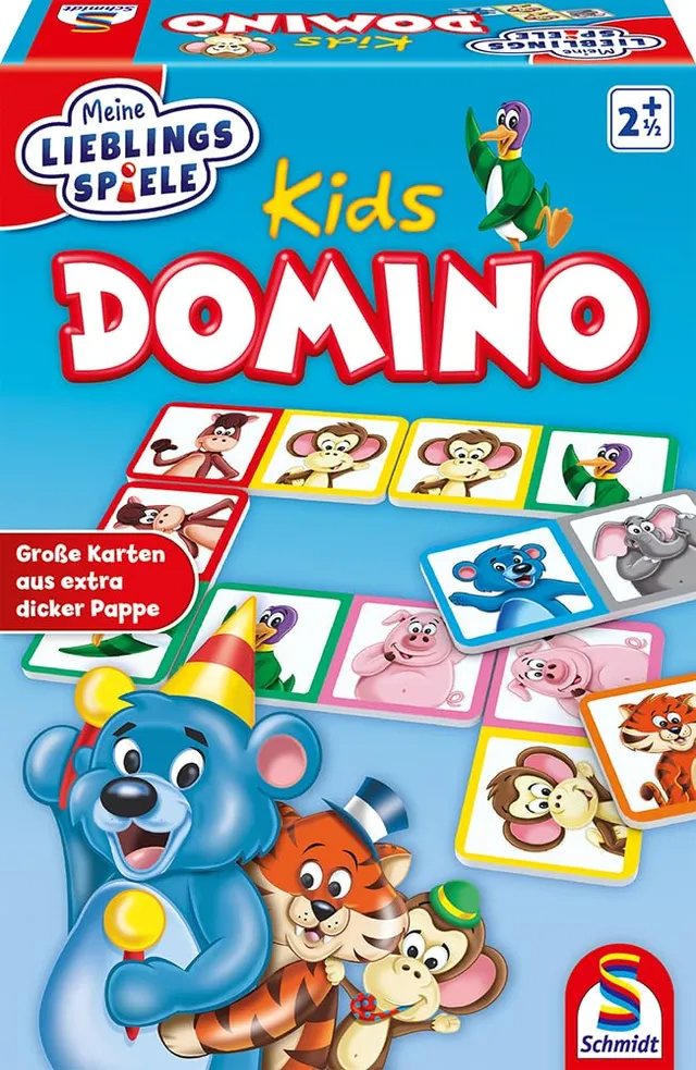 schmidt-40539-classic-line-domino-kids-legespiel-tiere image 1
