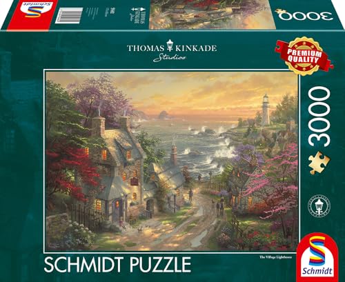 schmidt-spiele-thomas-kinkade-d-rfchen-leuchtturm-puzzle-3000 image 8