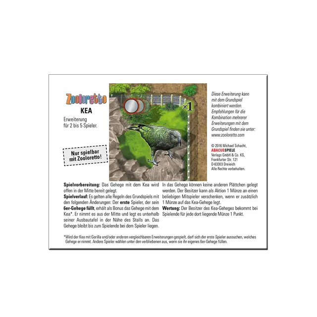 abacusspiele-zooloretto-kea-goodie-erweiterung-bonusgehege image 1