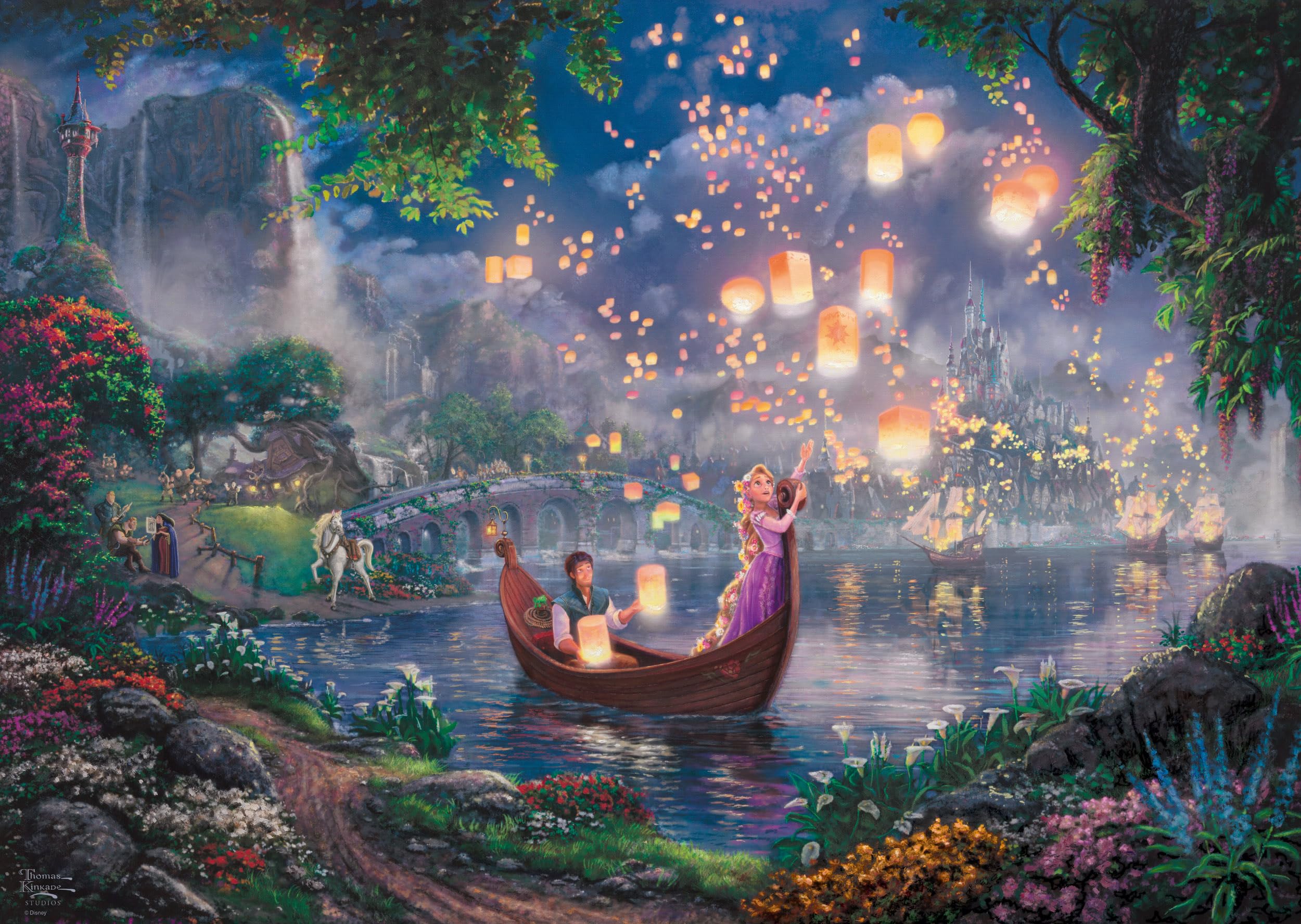 schmidt-spiele-thomas-kinkade-rapunzel-puzzle-1000-teile image 4