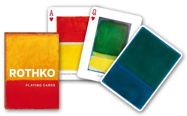 piatnik-rothko-55-blatt-spielkarten-pokerformat-sammleredition image 1