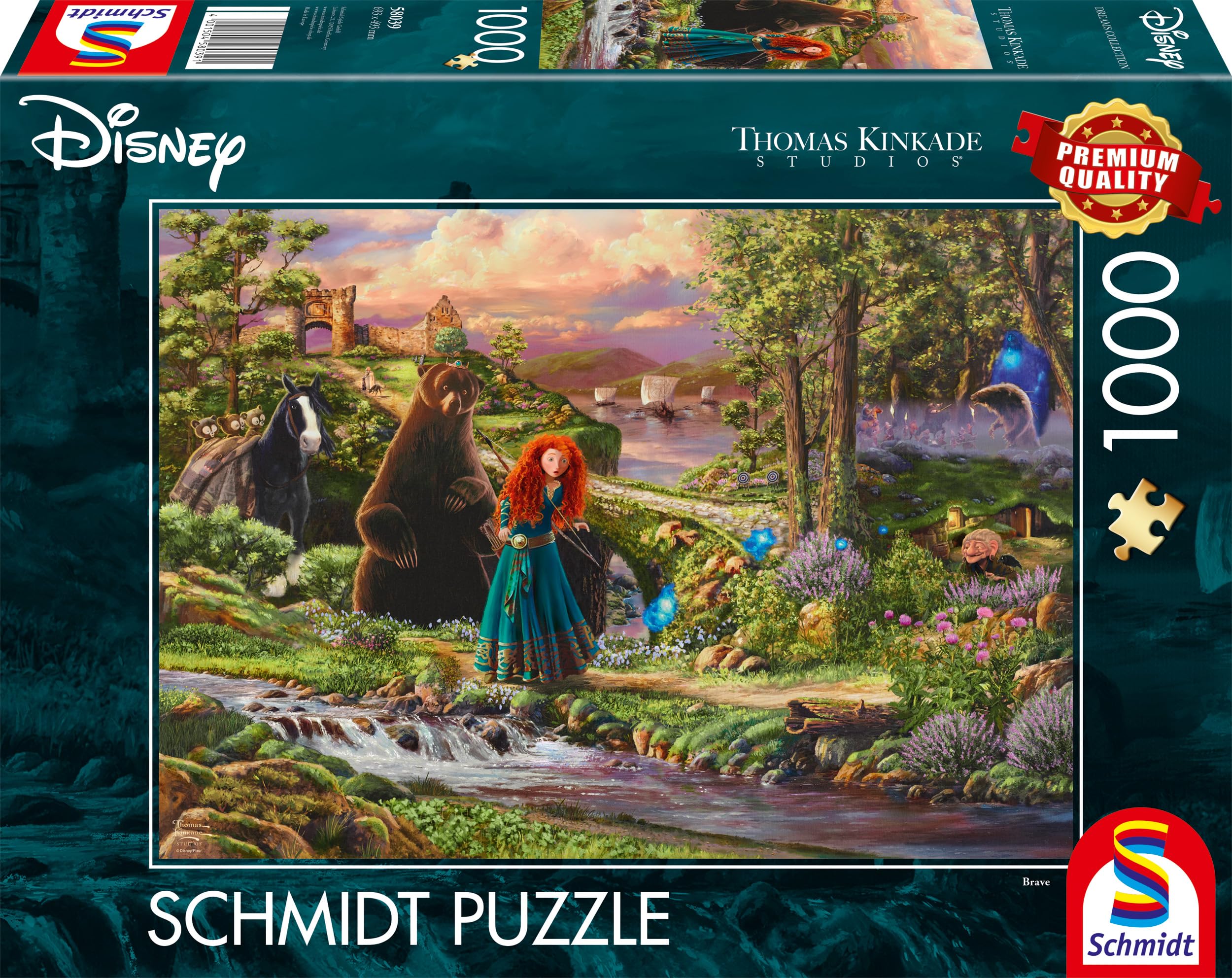 schmidt-thomas-kinkade-disney-merida-puzzle-1000-teile image 1