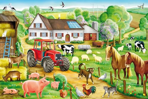 schmidt-spiele-56003-fr-hlicher-bauernhof-kinderpuzzle-100-teile image 6