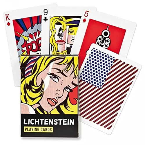 piatnik-roy-lichtenstein-1640-spielkarten-pop-art-55-karten image 1