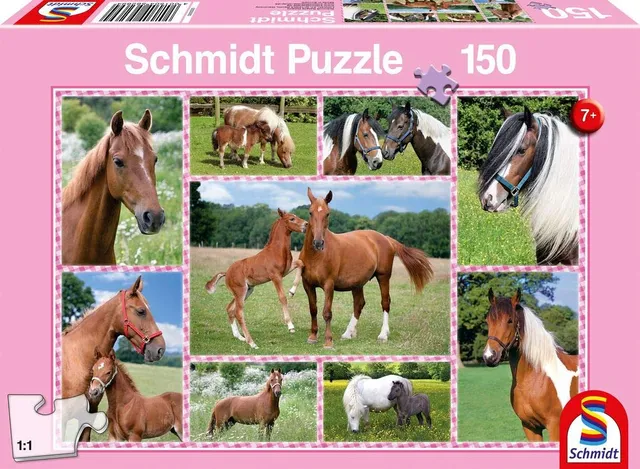 schmidt-spiele-thomas-kinkade-pferdetr-ume-56269-kinderpuzzle-150teile image 1