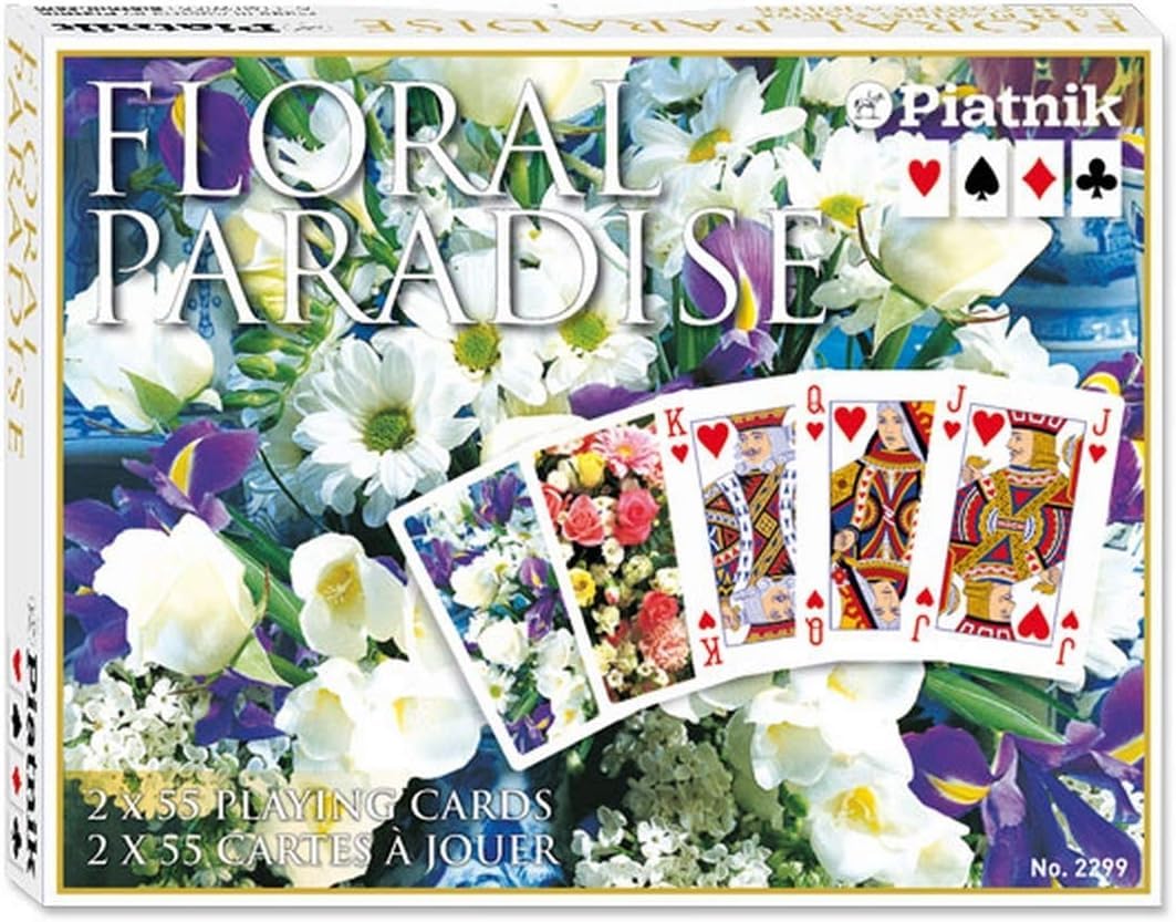 piatnik-megatrumpf-blumenparadies-blau-spielkarten-2x55-bridge image 2