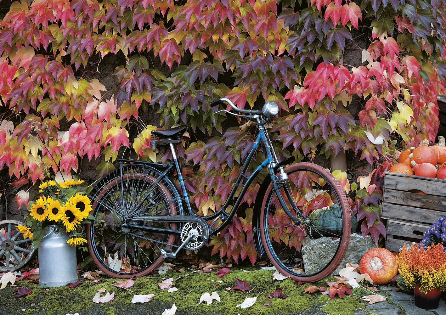 piatnik-55882-herbst-retrofahrrad-puzzle-1000-teile image 2