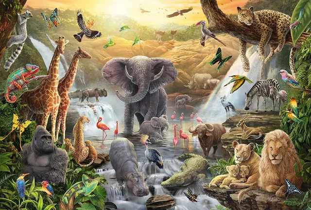 schmidt-spiele-tiere-in-afrika-kinderpuzzle-60-teile-ab-5 image 1