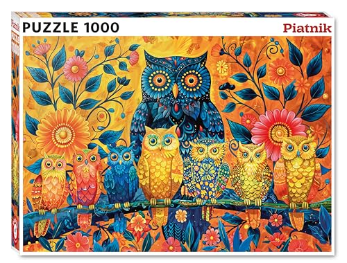 piatnik-eulen-puzzle-1000-teile-68x48-cm-tiermotiv image 2
