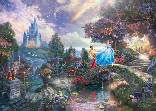 schmidt-spiele-thomas-kinkade-disney-cinderella-1000-teile-puzzle-69cm image 6