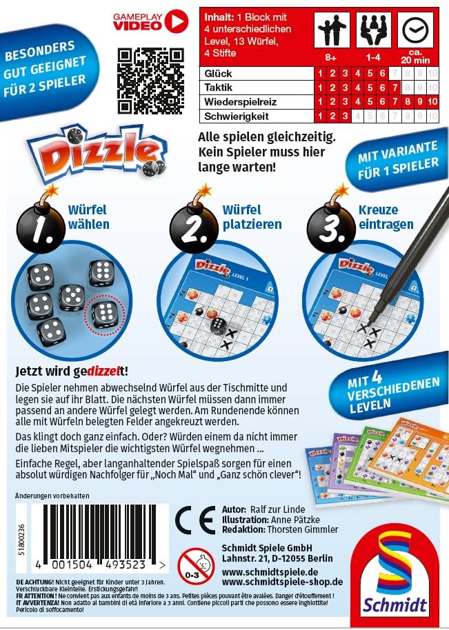 schmidt-dizzle-49352-w-rfelspiel-klein-fein-1-4-spieler image 4