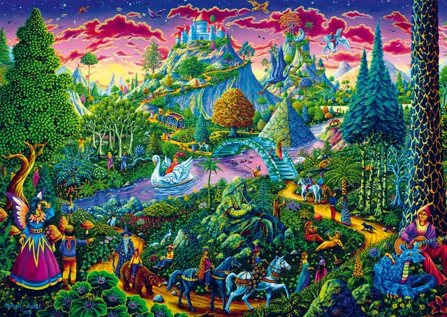 schmidt-spiele-58612-fantastische-m-rchenwelt-puzzle-1000-teile image 1