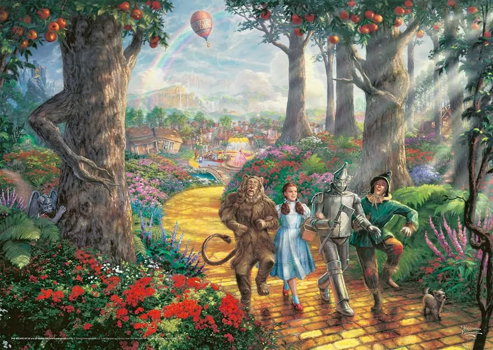 schmidt-58426-thomas-kinkade-wizard-of-oz-1000-teile-puzzle image 1