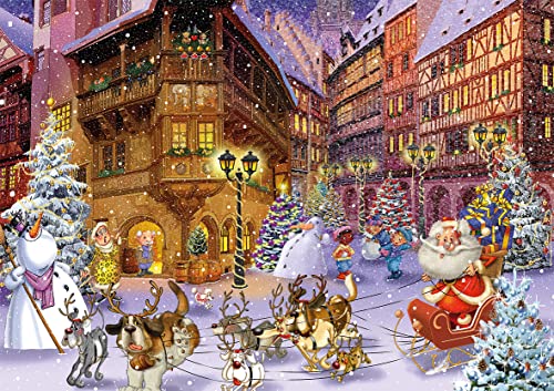 piatnik-5546-weihnachtsdorf-puzzle-1000-teile-weihnachten image 4
