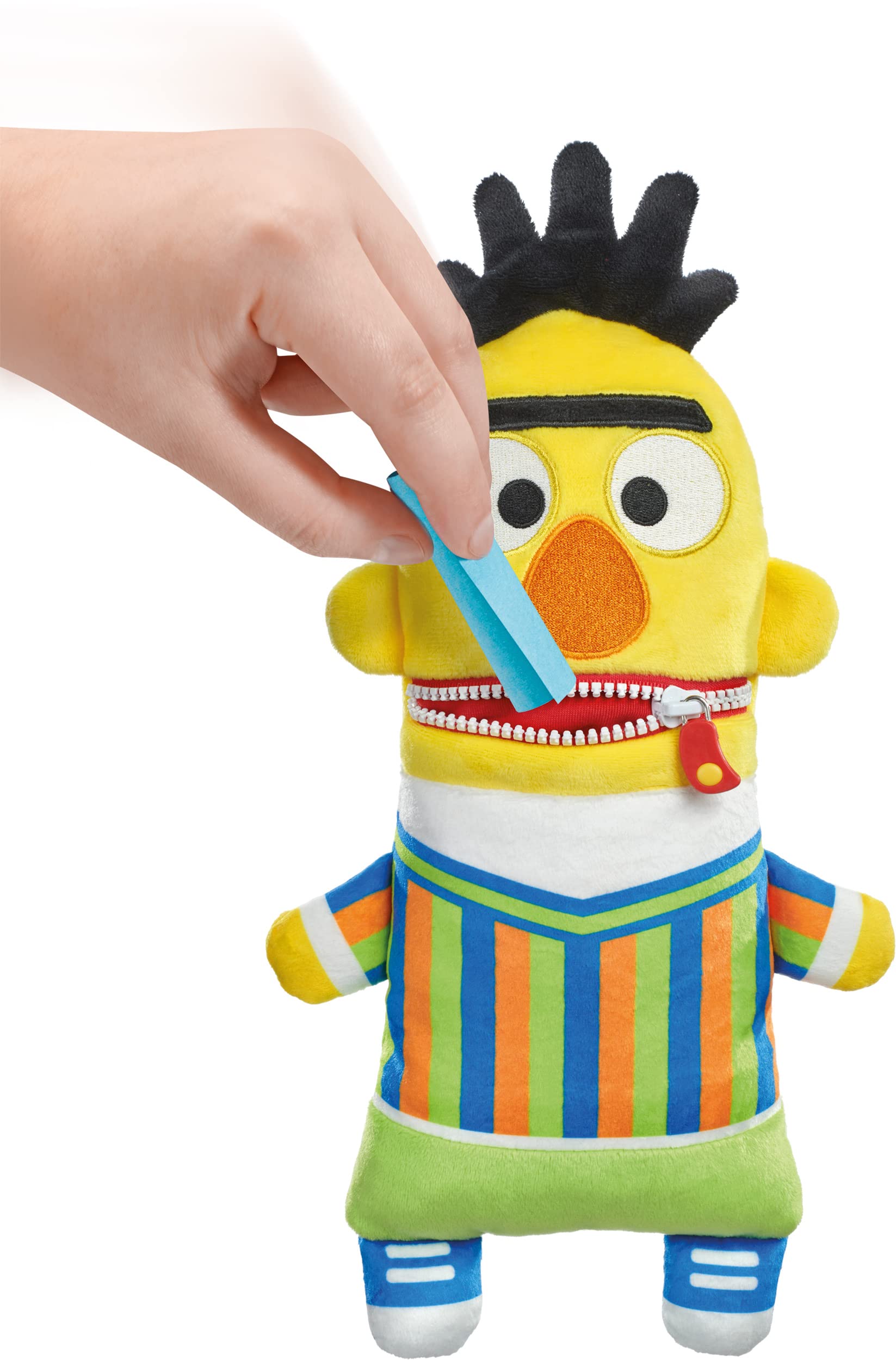 schmidt-sorgenfresser-bert-sesamstrasse-pl-schfigur-34-cm-gr-n image 5