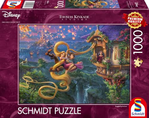 schmidt-spiele-thomas-kinkade-disney-rapunzel-puzzle-1000-teile image 8