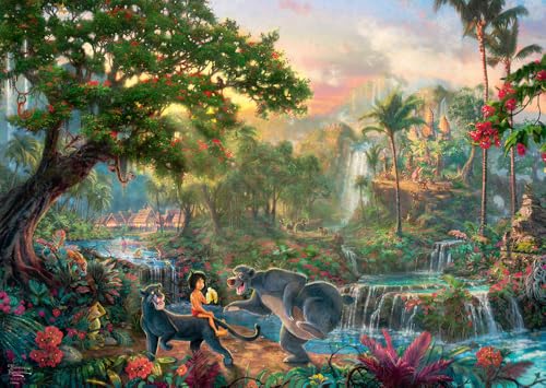 schmidt-spiele-thomas-kinkade-disney-dschungelbuch-1000-teile-puzzle image 5