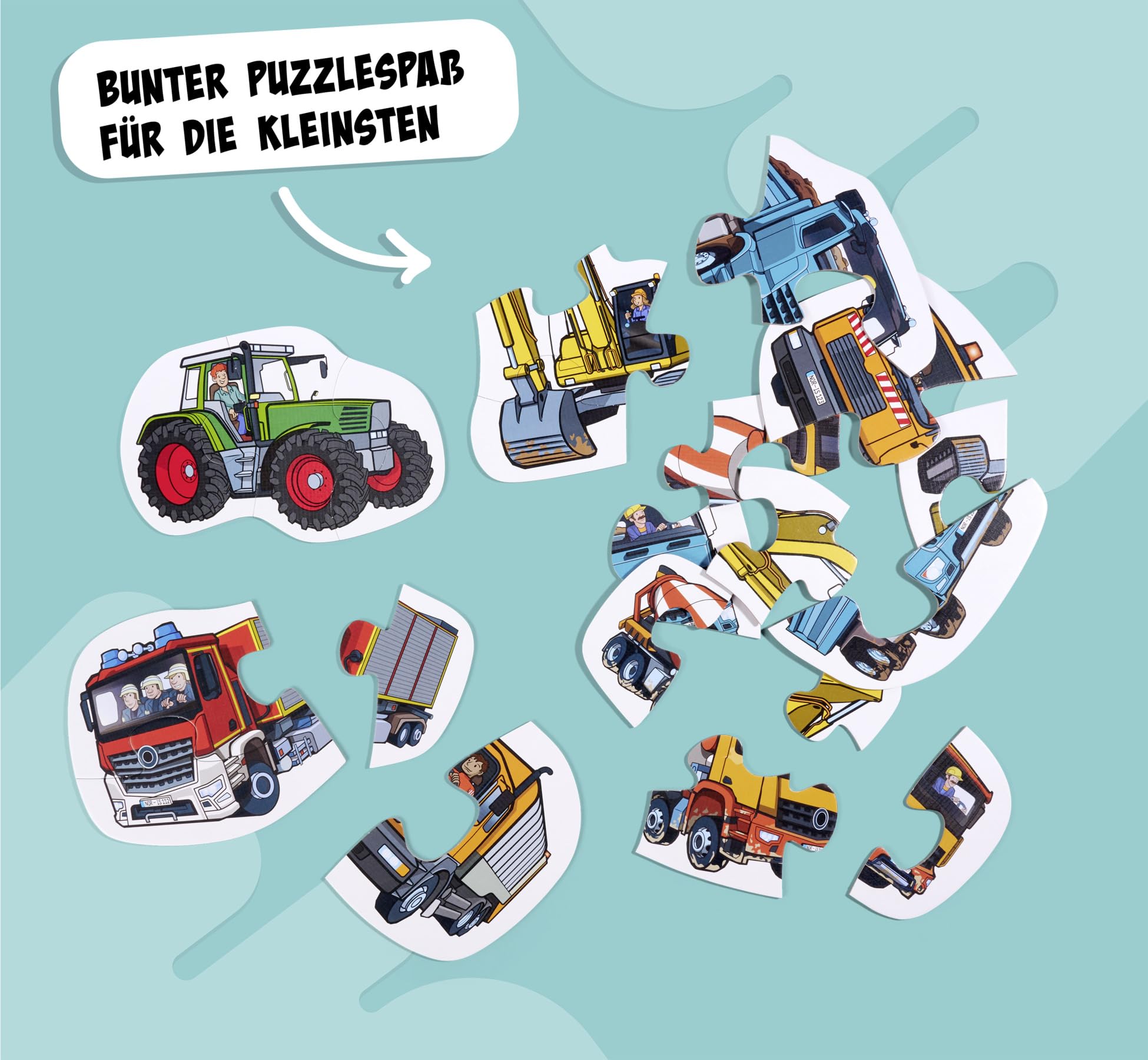 noris-iq-6-erste-puzzles-fahrzeuge-kinderpuzzle-ab-2-jahren image 3