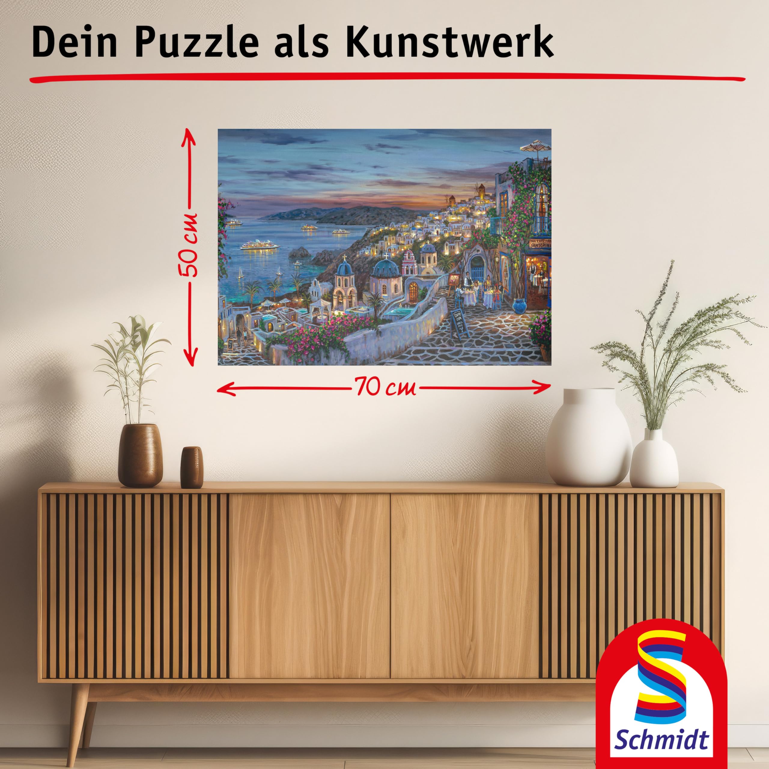 schmidt-spiele-58647-santorini-sonnenuntergang-puzzle-1000teile image 7